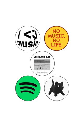 Müzik Ve Pop Kültür Temalı Rozet Seti Eğlenceli Tasarım Rozetler 15 Li Set Çok Renkli