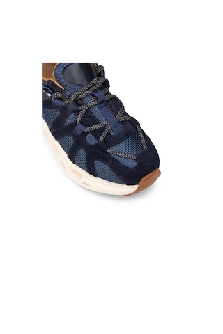 Deery Kadın Hakiki Süet Lacivert Sneaker Ayakkabı - M1128zlcvc01
