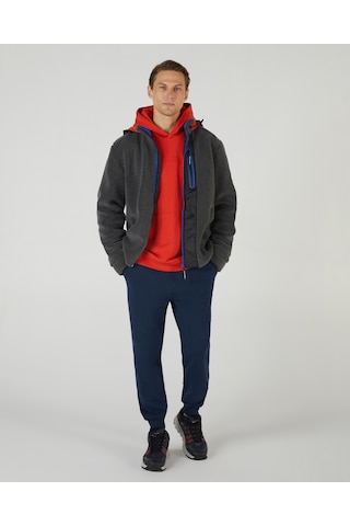 Skechers M Outdoor Fleece Full Zip Sherpa Erkek Gri Mont S242039-035 Gri