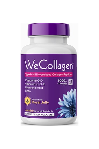 WeCollagen® Kolajen Takviye Edici Gıda 45 Tablet