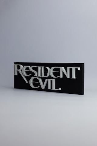 Resident Evil - 3 Boyutlu Tabela - 20cm X 6.5cm X 1.5cm