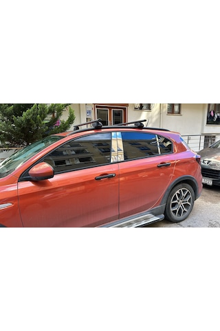 Fiat Egea Cross 2015-2024 Arası Krom Cam Direği 6 Parça Paslanmaz