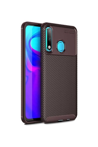 Huawei P30 Lite Kilif Karbon Silikon Case 389460418