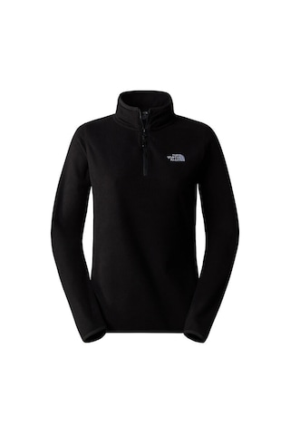 The North Face W 100 Glacier 1/4 Zip Kadın Polar Sweatshirts Nf0a855m4h01 Siyah