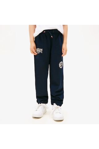 Tommy Hilfiger Varsity Graphic Çocuk Lacivert Eşofman Altı Kb0kb09700 Mavi
