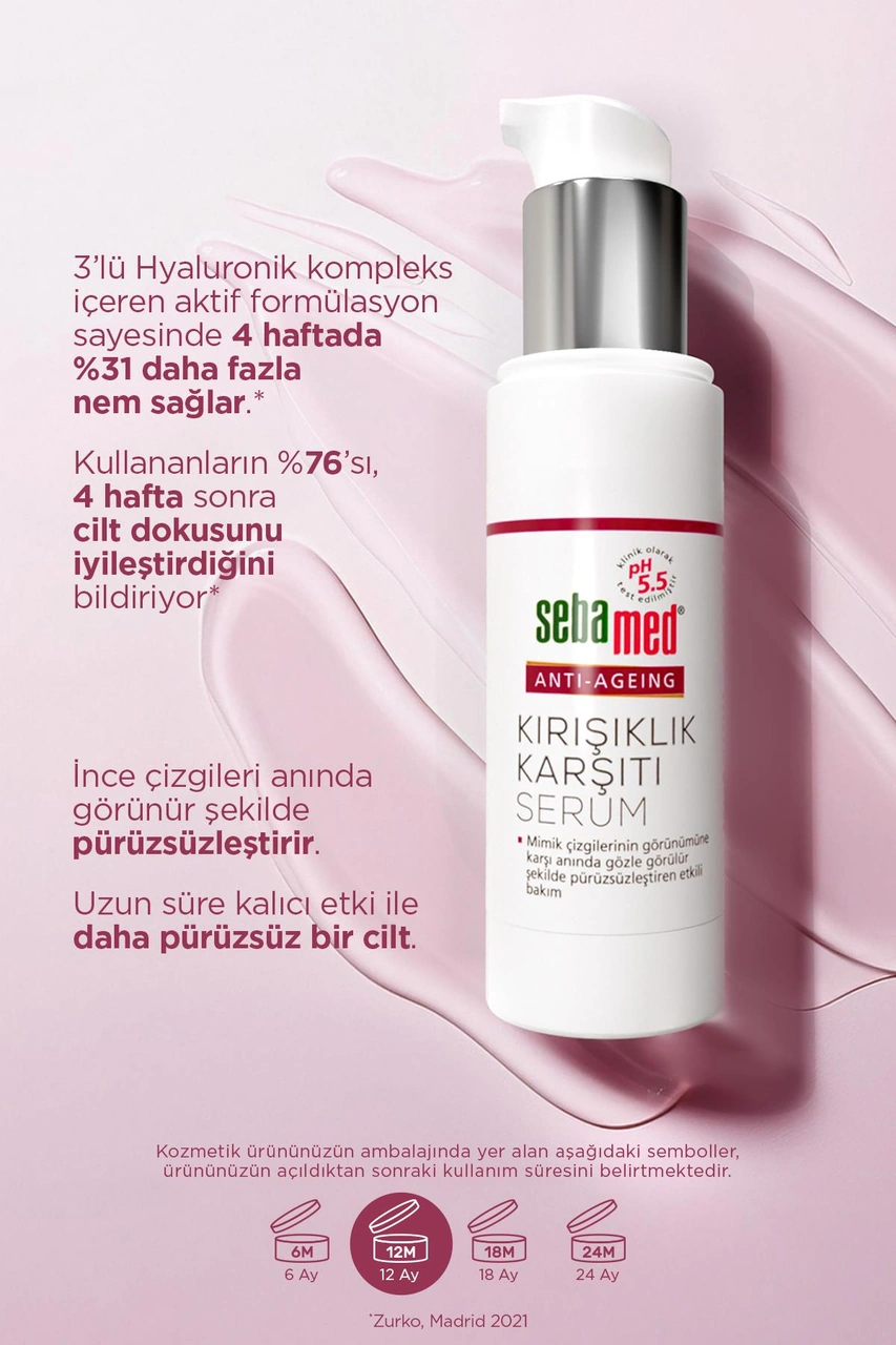 Sebamed Üçlü Hyaluron Kompleksi ve Lifting Serum 30 ML