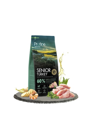 Profine Gluten Free Senior Glutensiz Hindi Etli Yaşlı Köpek Maması 12 KG