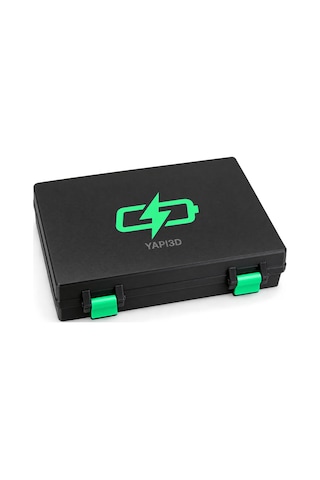 Yapı3d Çok Amaçlı Pil Saklama Kutusu Karışık Pil Organizer Düzenleyici Muhafaza Ve Taşıma Çantası