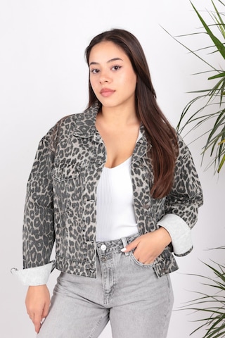 Lacarino 7709 Kadın Jean Ceket VİZON