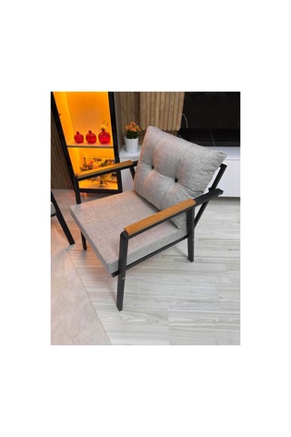 Houseart Bella 3+1+1 , Balkon, Bahçe - Cafe , Teras , Metal Kanepe Koltuk Takımı ,çay Seti