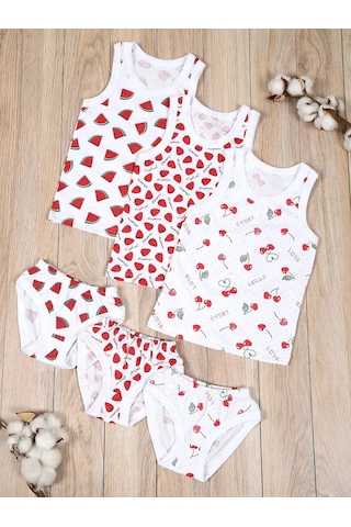 Matvejka 3 Parça Atlet Ve Külot İç Giyim Seti 216192131 Beyaz
