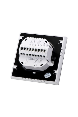 İki Borulu Akıllı Oda Termostatı Dijital Programlanabilir Sıcaklık Kontrol Cihazı Klima İçin Bac-3000al, Beyaz