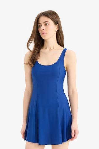 Defacto Regular Fit Etekli Mayo-fall İn Love X7909az25smbe325 Mavi