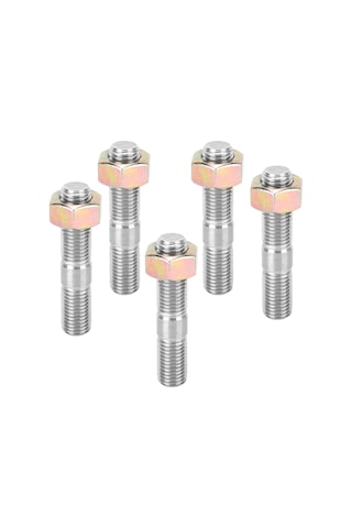 Kosona Mitsubishi Dsm 1g Evo1-10, Subaru Td05h Td06 Turbo Uyumlu 304 Paslanmaz Çelik M10x1.25 5 Adet Somun Seti - Yüksek Sertlikli, Korozyon Direnci