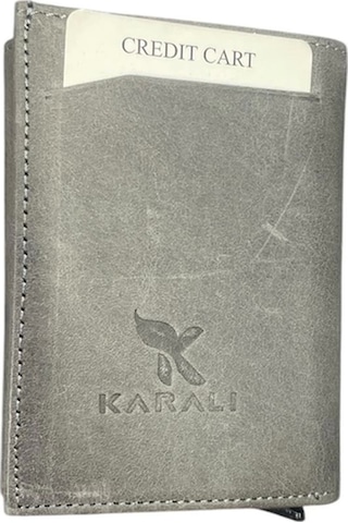 Karali Hakiki Deri Crazy Mekanizmalı Bryat Gri K501-9 Gri