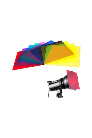 Gdx Jelatin Filtre (Yeşil- Mavi- Kırmızı- Sarı- Mor)