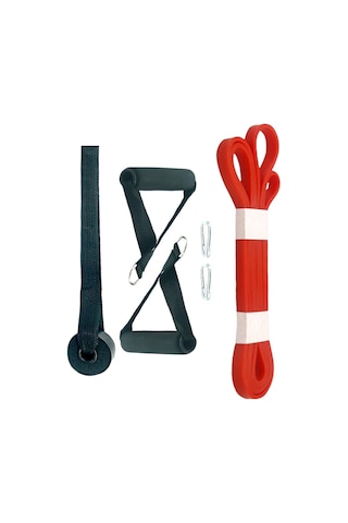 Suntek Direnç Bandı Spor Streç Yoga Egzersiz Pilates Için 208cmx0.45cmx1.3cm-kırmızı Kırmızı