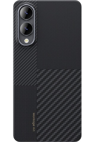 Galaxy Uyumlu S25 Edge Kılıf M-safe Şarj Özellikli Karbon Fiber Benks Montage Armorair Kevlar Kapak Siyah