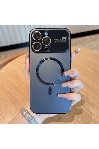 Apple Uyumlu iPhone Bellance 15 Pro Max Telefon Kılıfı Yüksek Kaliteli 0660 bk 15pro Siyah