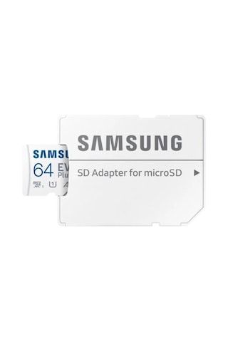 Samsung Evo Plus 64GB MB-MC64SA/APC 160 MB/SN MicroSDXC Hafıza Kartı + Adaptör