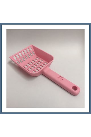 Buradabulabilirsin 3d Baskı Kedi Kumu Küreği - Geniş Hazneli Eleme Küreği-pembe Bbz