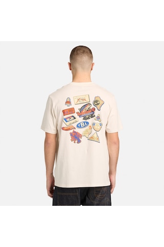 Timberland Magnet Back Graphic Erkek Beyaz T-shirt Tb0a5mnvcm91 2800324