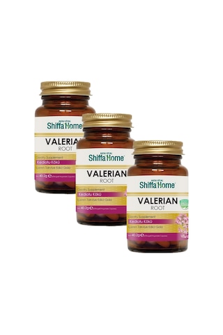 Aksu Vital Shiffa Home Valerian Root - Kediotu Kökü 60 Kapsül 3 Adet