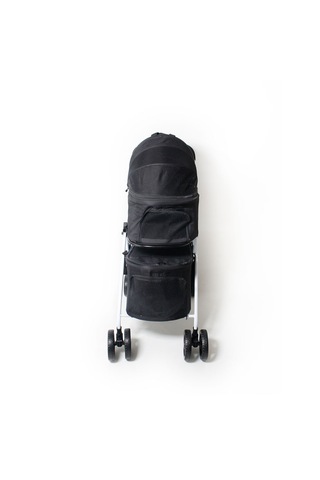 Justie Pet Rovera İki Katlı Kedi & Köpek Arabası Siyah 40 x 80 x 100 CM