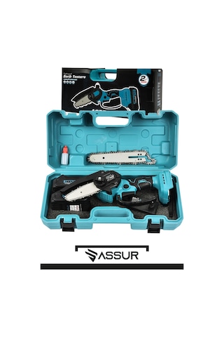 Assur 18v Çift Akülü Ağaç Odun Dal Budama Testere-2373