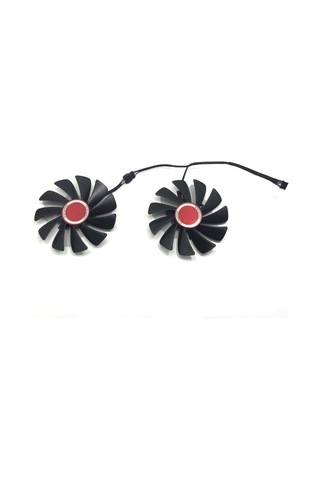 Xfx 2 Adet 95 Mm Fdc10u12s9-c Cf1010u12s Soğutucu Fan Xfx Amd Radeon Rx 580 590 Rx580 Rx590 Görüntü Kartı Soğutma Fanı İçin Değiştirin