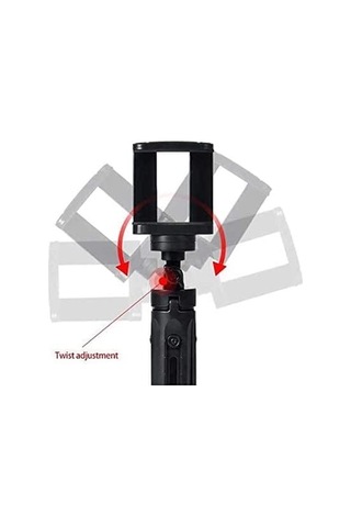 Taşınabilir Aksiyon Kamera Cep Telefonu Yükseklik Ve Yön Ayarlı Mini Tripod 360 Dönen Mini Trıpod 28 Cm Standart