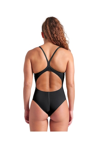Arena Team Swimsuit Light Drop Solid Fl Kadın Siyah Yüzücü Mayo 004767550