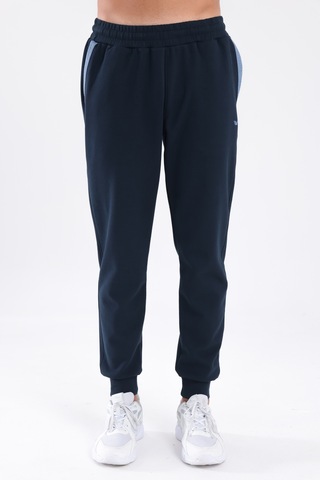 Rowinger Modal Karışımlı Yumuşak Dokulu Kontrast Biye Detaylı Erkek Jogger Eşofman Altı Navyblue