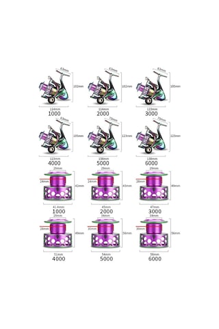 Renkli Metal Balık Hattı Tekerleği Uzun Atış Deniz Çubuğu Olta Makinesi, Spesifikasyon: Sk3000
