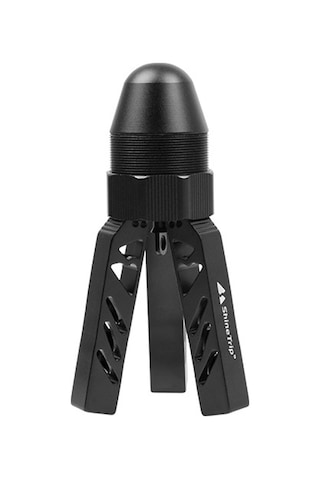 Shinetrip-açık Kamp Yürüyüş Piramit Çadır Desteği Çok Fonksiyonlu,siyah Siyah