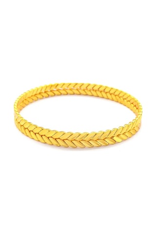 İmitasyon Burma Bilezik Başak Model 8 Mm Blz-3096 Altın