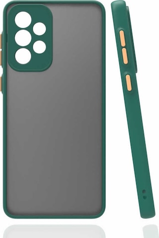 Samsung Uyumlu Galaxy A32 4G Kilif Lens Korumali Mat Silikon Kapak 478654312