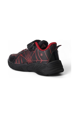 Spıderman 836 Erkek Çocuk Işıklı Sneaker Siyah