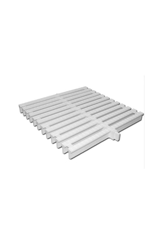 Gemaş Havuz Savak Kanal Izgarası Plastik 25 cm Tek Geçme (1 metre