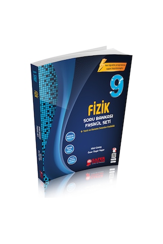 Zafer Yayınları 9. Sınıf Fizik Soru Bankası Fasikül Seti - Yeni