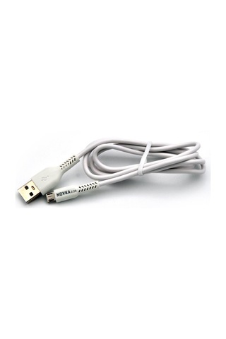 Novka NVK03 Micro/USB 2.2 A 1 M Şarj Ve Data Kablosu Beyaz