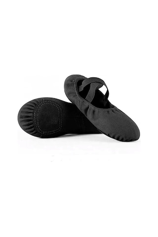 Gymo Dancewear Super Stretch Bale Patiği Siyah
