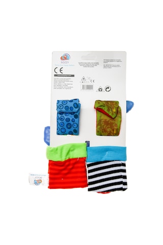 Sozzy Toys Çıngıraklı Bebek Bileklik Ve Çorabı Çok Renkli