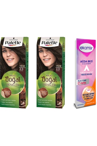 Palette Doğal Renkler Saç Boya 4.0 Kahve 2 Adet