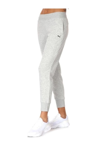 Puma Essential Sweatpants Kadın Gri Eşofman Altı 586842 54 Siyah