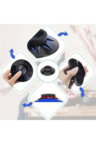 Sunup Sn-28660 Çamaşır Makinesi Tabanlık Stoper Titreşim Engelleyici Kauçuk Ped Ayak Kayma Önleyici
