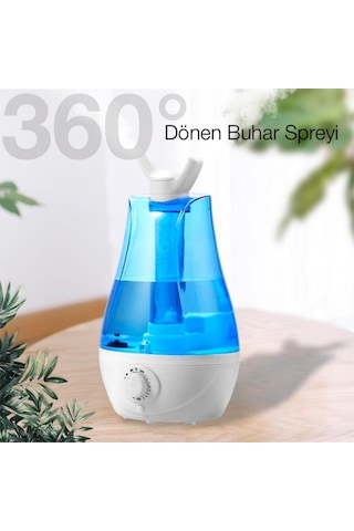 Ezere Qtum9 Çift Sprey Ultrasonik Hava Nemlendirici 3500 ML