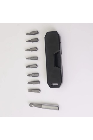 Xuweiwei 1 Takım Taşınabilir Cep Tornavida Sekiz Değiştirilebilir Başlıklı Edc Seti Cebinize Sığan Portatif Alet Takımı