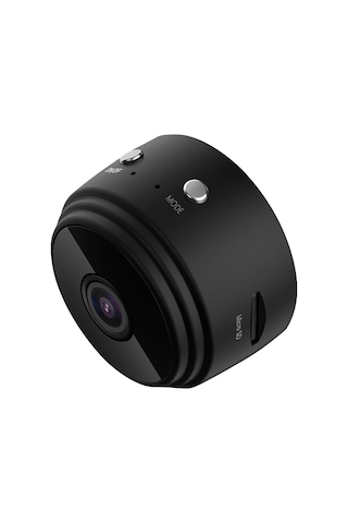 Jeemson Siyah 1080p Hd : Hareket Algılama, İzleyici, Wi-fi, Usb Şarjlı, Ev/ofis Güvenlik Kamerası