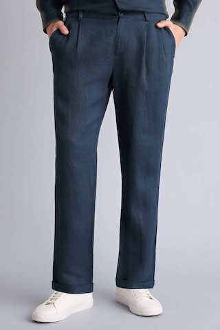 Defacto Relax Fıt Duble Paça Keten Pantolon C1826ax26smnv255 Lacivert-nv255